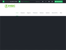 Tablet Screenshot of hgc.mx